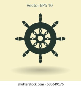 Steering wheel vector illustration