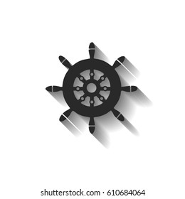 Steering wheel vector illustration