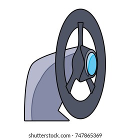 steering wheel vector illustration
