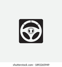 Vektorgrafik-Logo für das Lenkrad