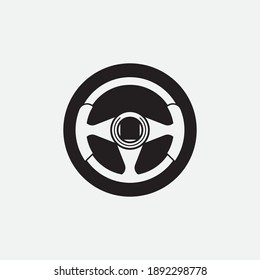 Vektorgrafik-Logo für das Lenkrad