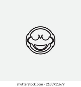 steering wheel vector illustration icon logo template