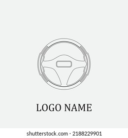 Vektorgrafik-Logo für das Lenkrad