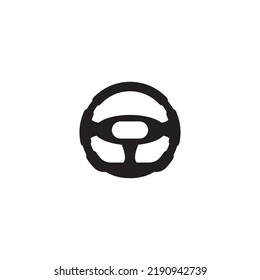 steering wheel vector illustration icon logo template