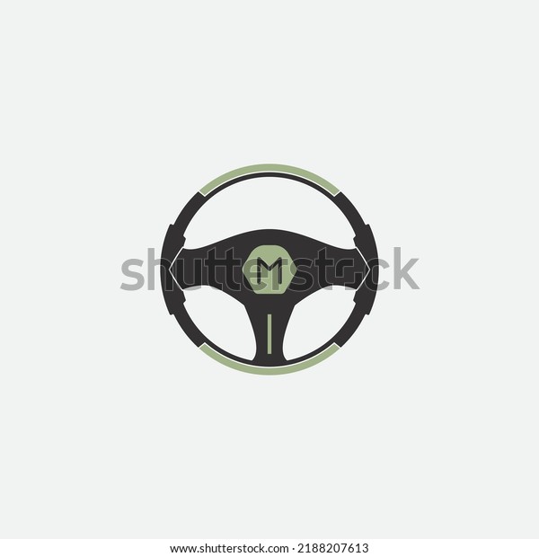 steering
wheel vector illustration icon logo
template