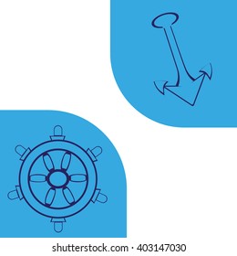 steering wheel. wheel.anchor. icon