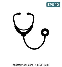steethoscope - medical icon vector design template