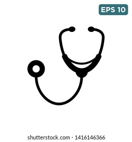 steethoscope - medical icon vector design template