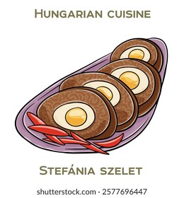 Stefania Szelet is a traditional Hungarian dish featuring tender beef, smoky bacon, and hearty vegetables, slow-cooked to perfection.