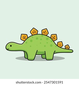 Stegosaurus cute design for kids