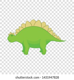 Stegosaurus icon. Cartoon illustration of stegosaurus vector icon for web