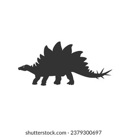 Stegosaurus icon. Vector dinosaur icon. Vector stegosaurus illustration