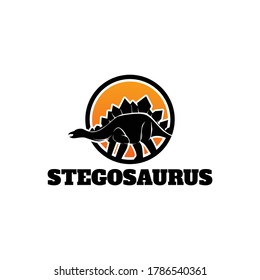 Stegosaurus Logo Template Design Vector