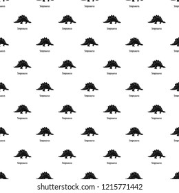 Stegosaurus pattern seamless vector repeat geometric for any web design