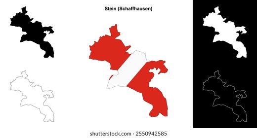 Stein leeres Gliederungsmappenset