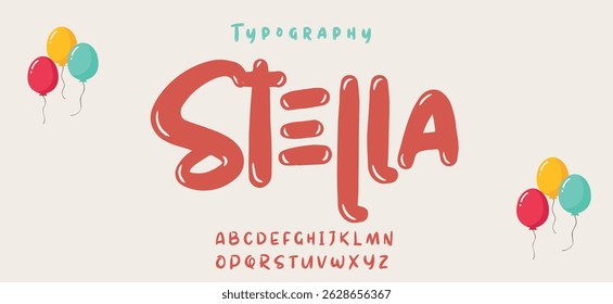 Stella alfabeto moderno, fonte digital para logotipo de tecnologia dinâmica, manchete poderosa, tipografia avançada. Tipo de vetor
