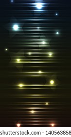 The stellar abstraction background with various colors stars / The stellar abstraction / The abstract background