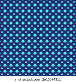 Stellar Circles- A Sparkling Geometric Pattern