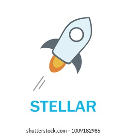 Stellar Coin Cryptocurrency Sign