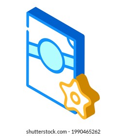stelline pasta isometric icon vector. stelline pasta sign. isolated symbol illustration