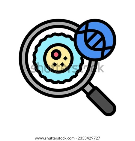 stem cell research biomedical color icon vector. stem cell research biomedical sign. isolated symbol illustration