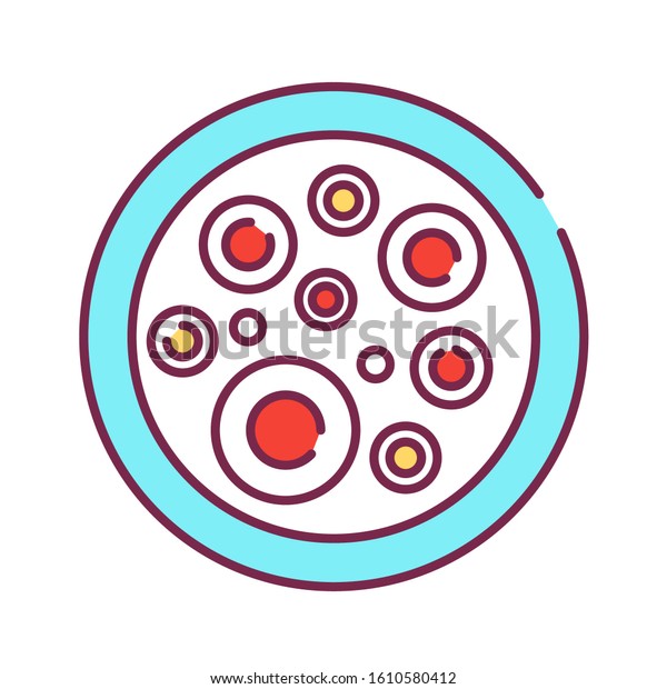 Stem cells color line icon. Cells that can\
differentiate into other types of cells. Can also divide in\
self-renewal to produce more cells. Pictogram for web page, mobile\
app, promo. Editable\
stroke.