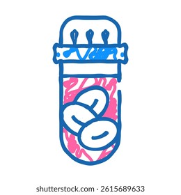 stem cells doodle icon sketch vector. stem cells sign. isolated symbol illustration