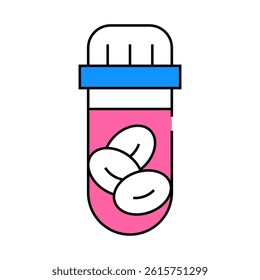 stem cells line icon vector. stem cells sign. isolated symbol illustration