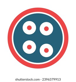 Stem Cells Vector Glyph Two Color Icons For Personal And Commercial Use.
