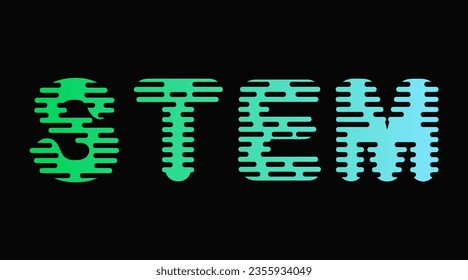 STEM Design logo template illustration