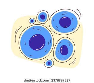 Ilustración vectorial de células humanas Stem