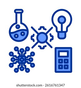Stem Icon Element For Design