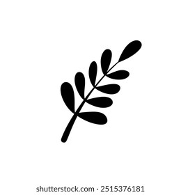 stem and leaf illustration design