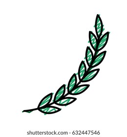 stem with leaves icon