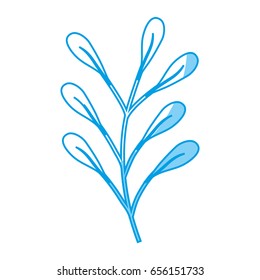 stem with leaves icon