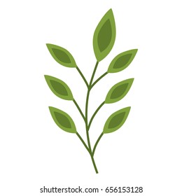 stem with leaves icon