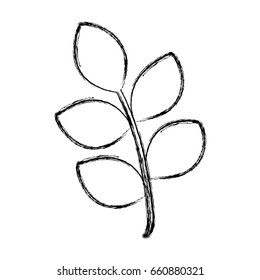 stem with leaves icon
