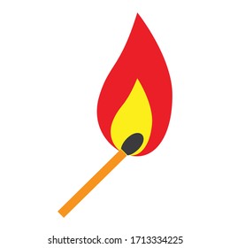 stem matches logo stock illustration design