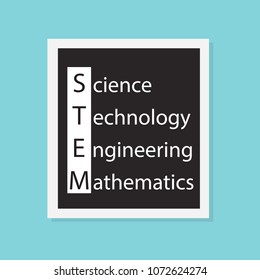 STEM, Science, Technology, Engineering and Mathematics concept- 