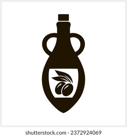 Stencil amphora olive icon Food clipart Vector stock illustration EPS 10