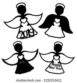 stencil angel for laser cutting
