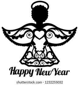 stencil angel for laser cutting
