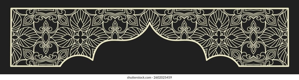 Stencil designs for decorating borders, frames, corners