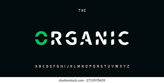 Vector de letras inglesas Conjunto de tipografía moderna, diseño tipográfico creativo para el texto del título, título del cartel tipográfico, tipo de logotipo del símbolo, Fuentes Sans Serif. Tipografía de Vector