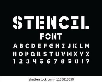 Fuente de la galería de símbolos. Letra vectorial y números. Diseño tipográfico. 
