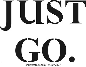 Stencil just go label