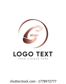 A stencil loftype letter G  logo template, Vector logo for business and company identity 