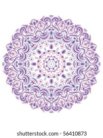 Stencil Mandala Indian Design