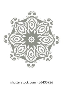 Stencil Mandala Indian Design