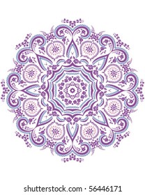 Stencil Mandala Indian Design
